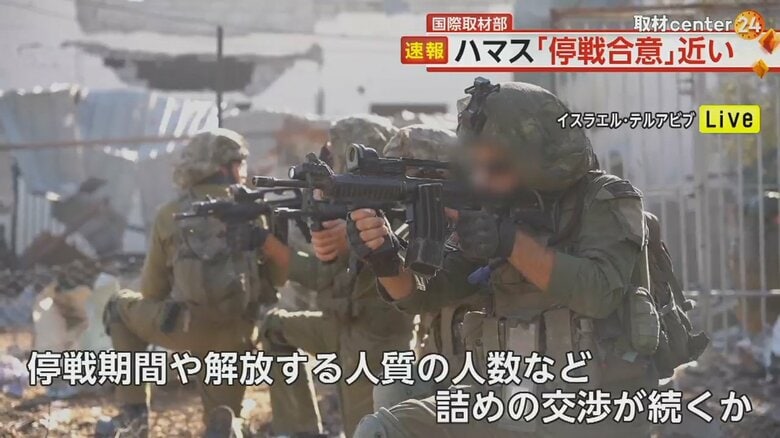 銃を構えるイスラエル軍の兵士