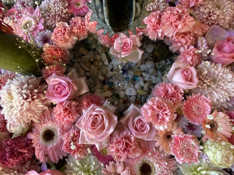 花手水（提供：札幌諏訪神社）