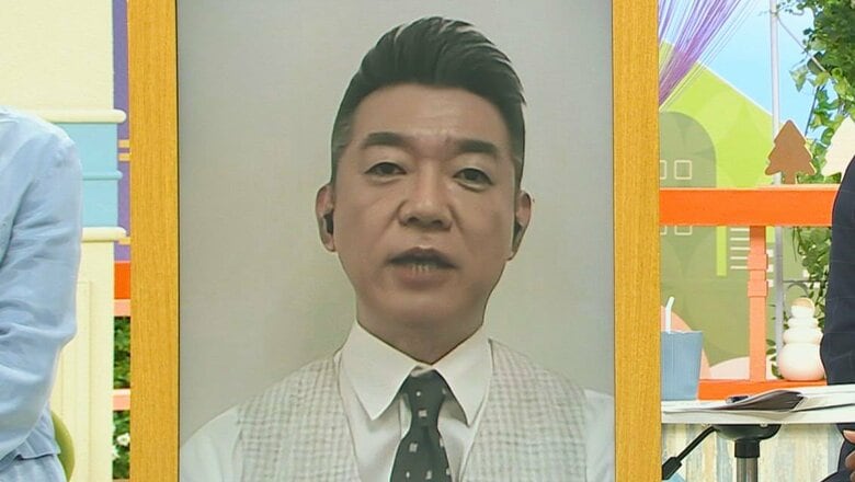 橋下徹氏 関西テレビ「旬感LIVEとれたてっ！」より