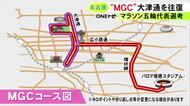 男女の上位2人にロス五輪出場権…初の名古屋開催となる『MGC』のコース発表 大津通を2度往復し名古屋城など回る