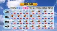 【天気／山形】13日　最上にレベル2土砂災害注意報・局地的に雨雲発生し激しい雷雨も　天気急変に注意