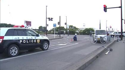 自転車の女性にけがさせた疑い　軽トラ運転の男（62）を過失運転致傷容疑で現行犯逮捕　秋田