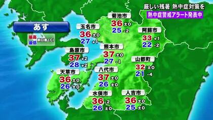 【熊本県の天気】今月の熊本市の積算降水量が「２ミリ」　今後も降水量少ない見込み【令和熊本地震】