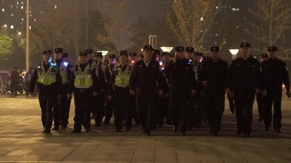 サッカーACLエリートでJ1広島が中国・成都とドロー…会場周辺に多くの警察官　厳重警備も目立った混乱なく　26日夜に神戸が上海戦