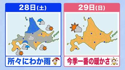 【北海道の天気 27日(金)】年度末の週末は？お出かけ・買い出し・新生活準備は29日(日)がオススメ