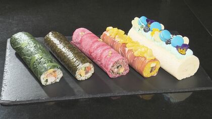 写真映え必至の「カラフル恵方巻き」　肉たっぷり、イタリアン風からデザートまで【愛知発】