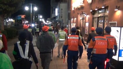 夜のJR銚子駅前で100人態勢のパトロール実施　飲酒運転の禁止呼びかけ　千葉県警