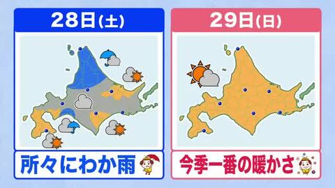 【北海道の天気 27日(金)】年度末の週末は？お出かけ・買い出し・新生活準備は29日(日)がオススメ