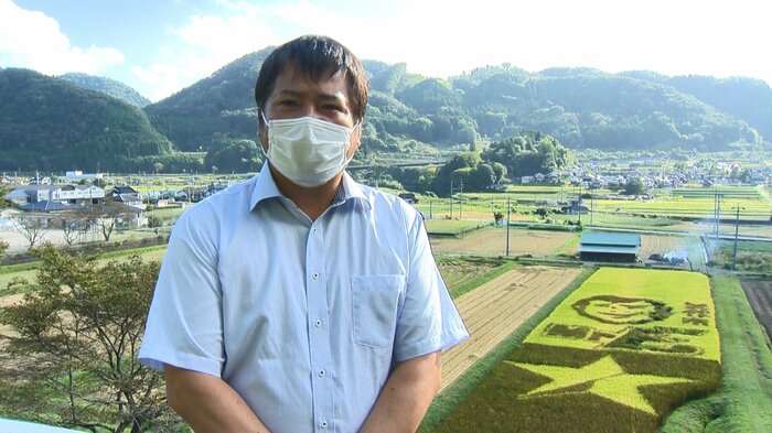 「永ちゃん田んぼを見に来て」と語る河副さん