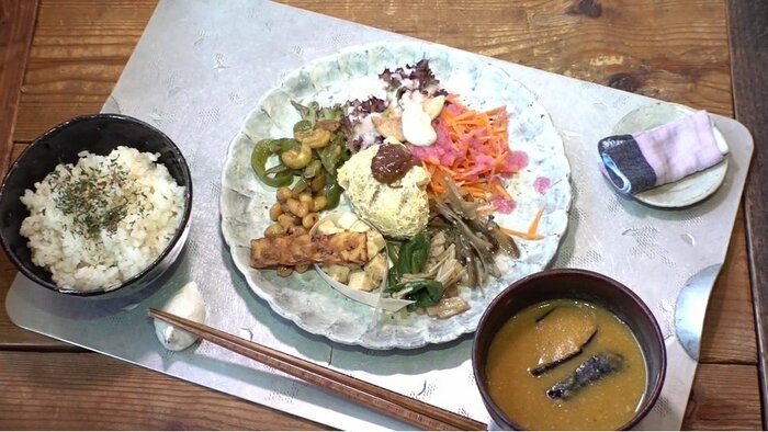 「Alps gohan」のランチプレート(長野・松本市)