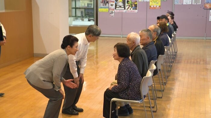 八代市の被災者をお見舞い