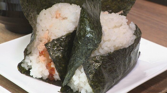 「にぎり米」の鮭三昧セット(780円)