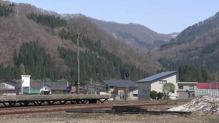 村越さんと斉藤さんが国内留学先の候補としている北秋田市阿仁比立内地区
