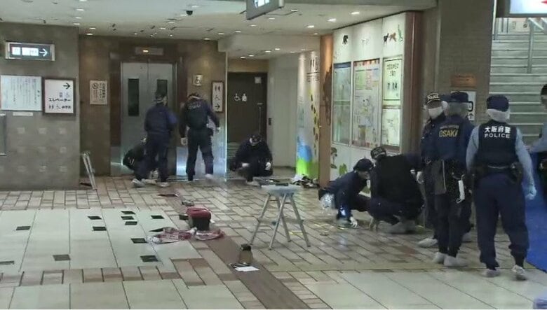 【速報】「女性が刺された」JR天王寺駅近くの地下街で通報　けがの程度などは不明　外国人同士のトラブルとの情報も｜FNNプライムオンライン