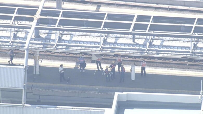 朝のホームから転落…JRの駅で女子高校生が電車と接触 ドクターヘリで搬送も命に別条なし 一時運転見合わせ｜FNNプライムオンライン