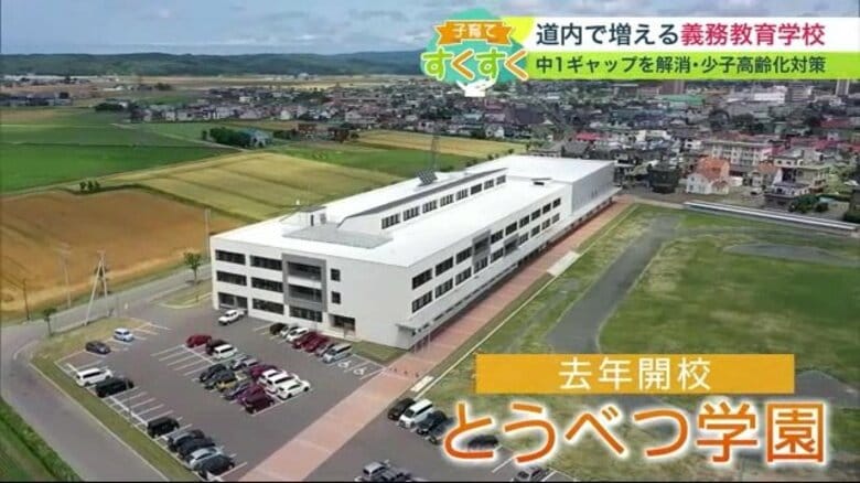 少子化進む日本で“人口増”へ 1～9年生まで小中一貫義務教育学校でぬくもりあるマチ 北海道・当別町｜FNNプライムオンライン