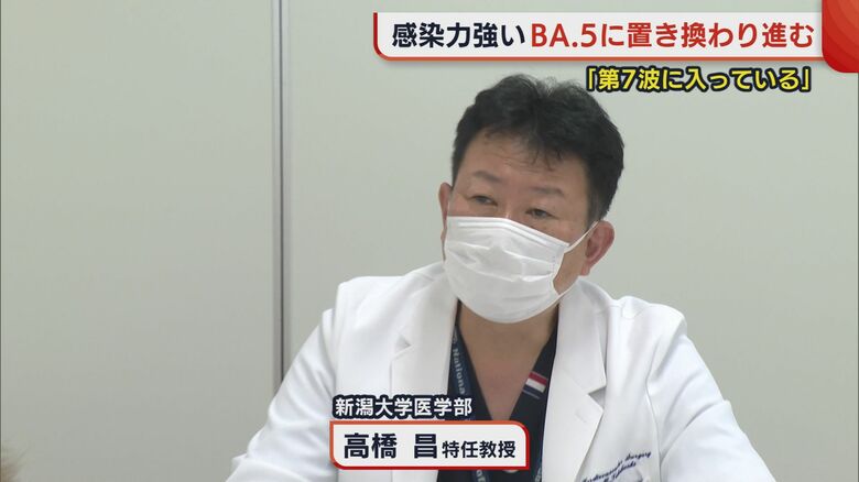 新潟大学医学部　高橋昌 特任教授