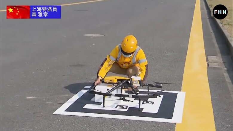 上海の一部の地域では2022年前半にも常設の配達ルートが設けられ本格的なサービスが始まる予定