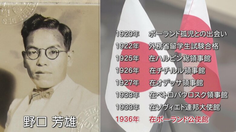 外交官・野口芳雄の経歴