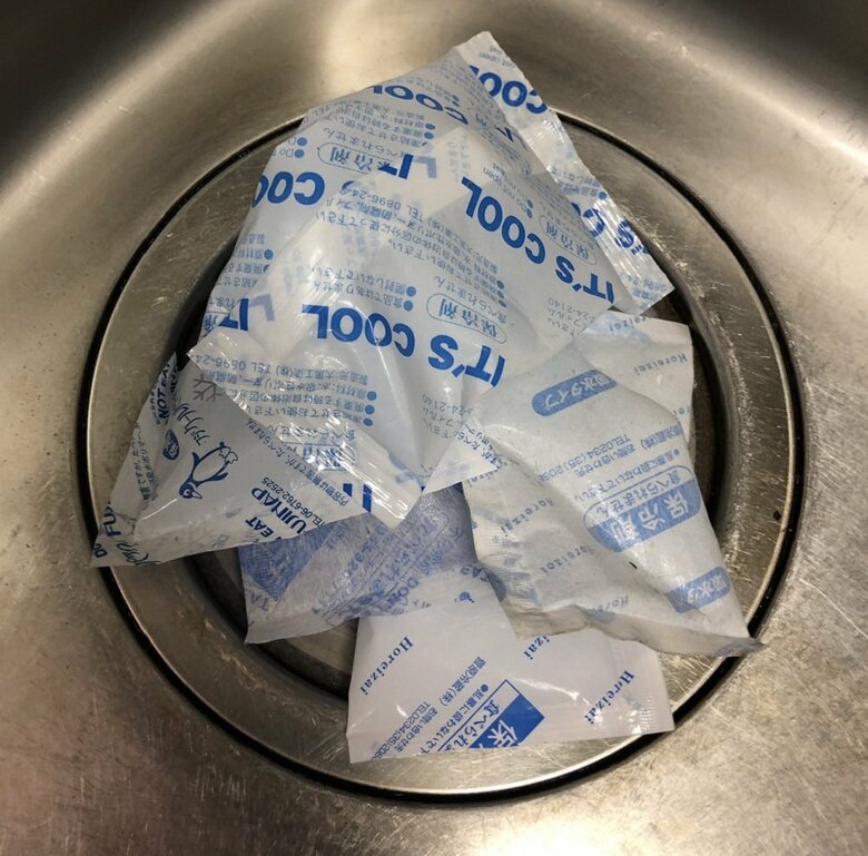 冷やしてみたり…