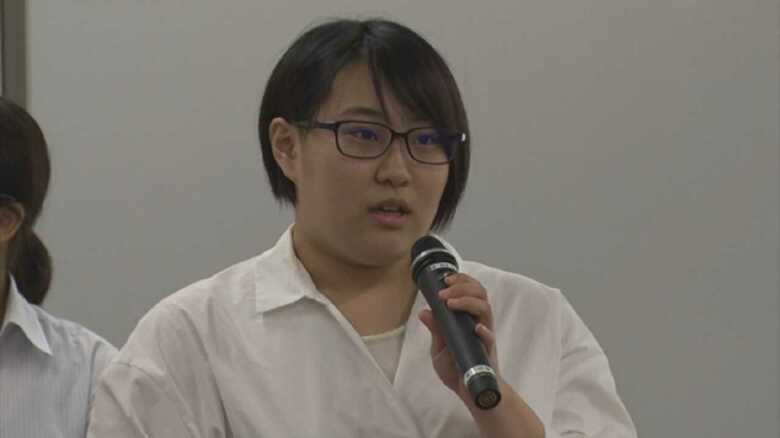 高橋さつきさん(震災当時小学4年生　東松島市 TSUNAGU Teennager Tourguide所属)