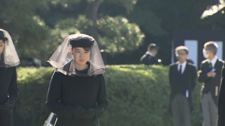 豊島岡墓地に到着した愛子さま　11月26日