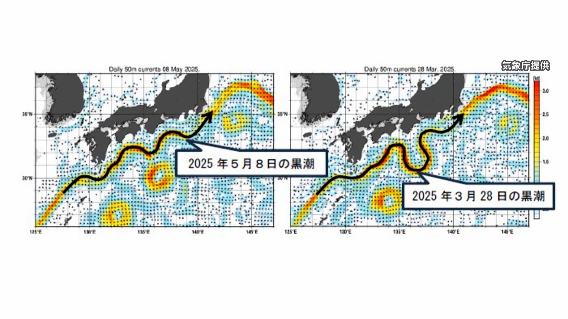 黒潮大蛇行が終息の兆し…7年9カ月間続き過去最長　気象庁が漁業などに影響出るとして注意呼び掛け
