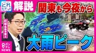 【大雨解説】気象予報士「線状降水帯発生したら終電前後に電車止まる可能性も」　車の水没を防ぐには？「車高やドア・排気口の高さを把握。危険と判断したら路肩に停めて避難。原則『地下施設』避けて」と専門家