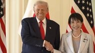 【速報】高市首相とトランプ大統領が笑顔で握手 日米首脳会談まもなく開始 東京・迎賓館