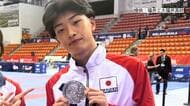 空手の世界選手権で工大福井高校・前田麻明吏選手が銀メダル　ジュニア部門男子組み手68キロ級