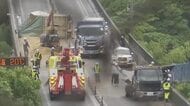 5台が絡む交通事故で4人が病院に搬送　中九州横断道路　犬飼IC～千歳ICが全面通行止めに　大分
