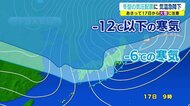 冬型の気圧配置で気温が急降下 強風と大雪に注意! 17日から18日に平野でも積雪の恐れ(島根・鳥取)