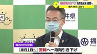 新型コロナ「特別警報」を「警報」に引き下げ 10月1日から【福井】