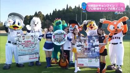 プロ野球キャンプ　球団マスコットが注目ポイントを紹介【トレリン】