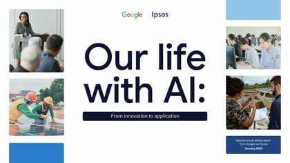 Googleとイプソスは複数国にまたがるAI調査2025を実施