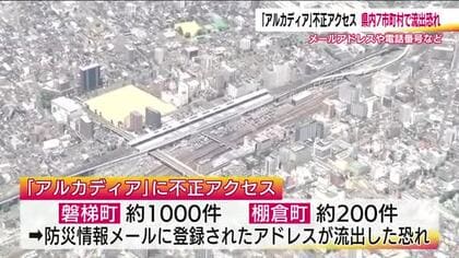 防災情報メール運用会社「アルカディア」の不正アクセス問題　福島県は7市町村に個人情報流出の恐れ　