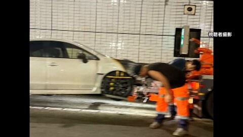 東京湾アクアライン下りトンネルで乗用車炎上　高速上を歩いて避難する人も　一部区間で約3時間にわたり通行止め