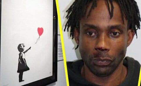 バンクシー作「風船と少女」窃盗の一部始終　ガラス扉破り迷わず奪う…49歳男に禁錮1年1カ月　作品も無事回収　イギリス