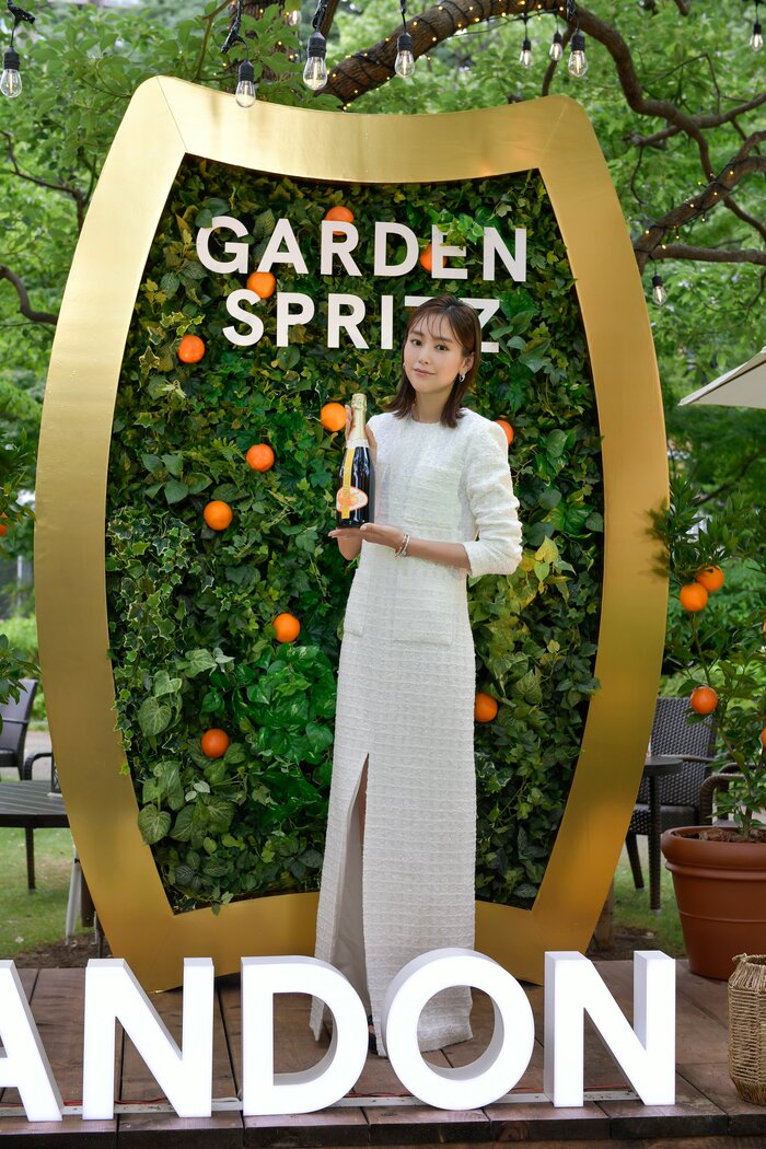 桐谷美玲さんがセレモニーに出席(東京ミッドタウン)