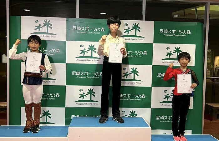ノービスA男子表彰台