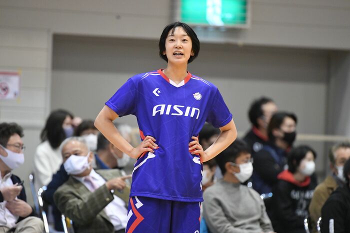中川HCとともに移籍してきたベテラン・野町紗希子選手(10月23日、アランマーレ戦より)
