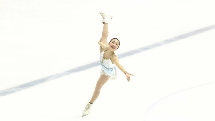 フリーは昨季のプログラムに戻して挑んだ松生理乃