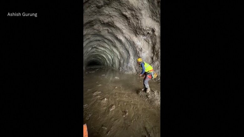 ネパール土砂災害　水力発電所の作業員933人の安否不明　トンネル内に多数閉じこめか｜FNNプライムオンライン