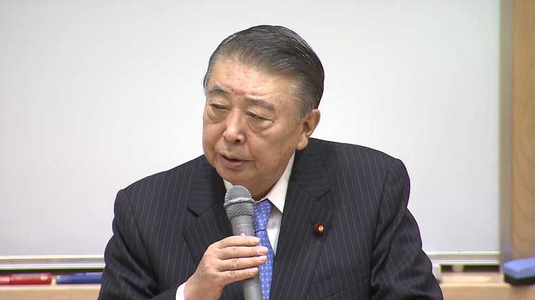 講演する大島衆院議長(1月10日 東京・玉川大学)