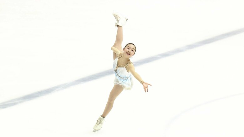 フリーは昨季のプログラムに戻して挑んだ松生理乃