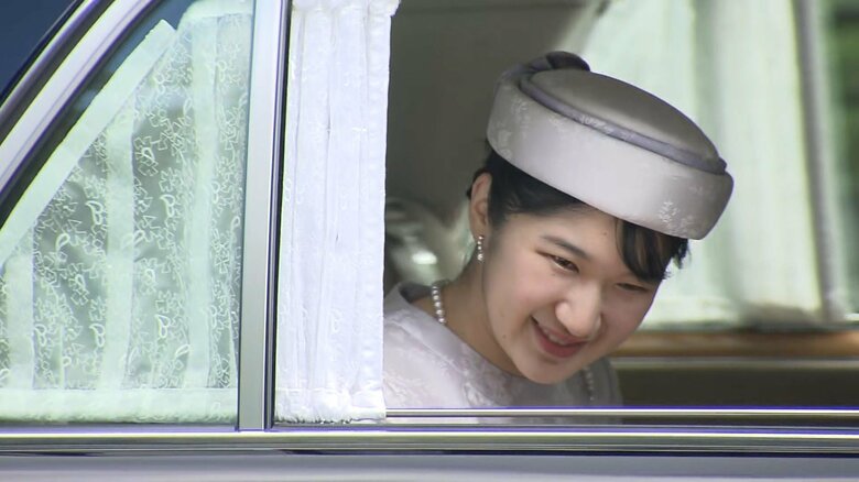 上皇ご夫妻のもとに向かわれた愛子さま（10月20日午前）