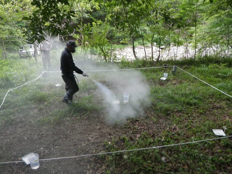 実証実験の様子（画像提供：足立雅也さん）