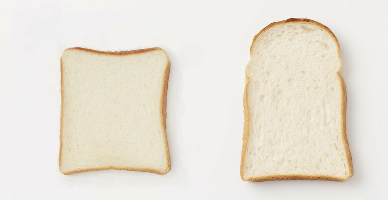 食パン「超熟」の角型と山型（画像提供：敷島製パン）