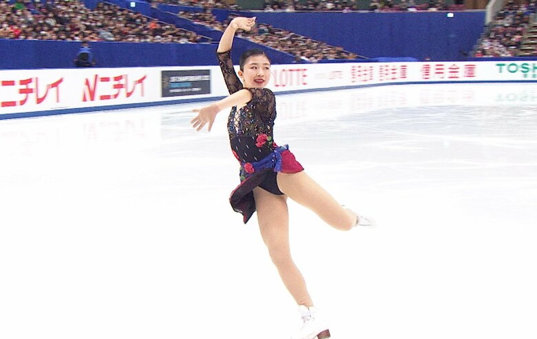 会心の演技を披露したショート（2023年全日本）