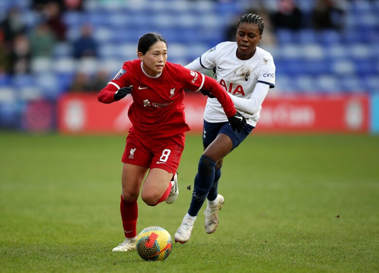 イングランドの名門リヴァプールでプレー（写真・Jess Hornby）